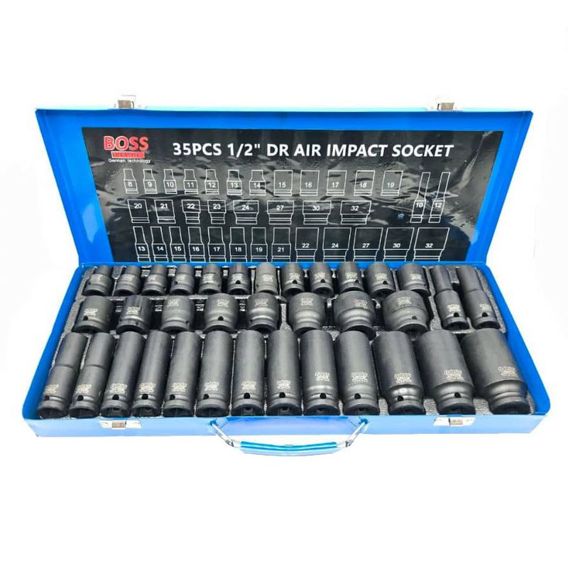آچار بکس باس مدل bs 35pcs مجموعه 35 عددی